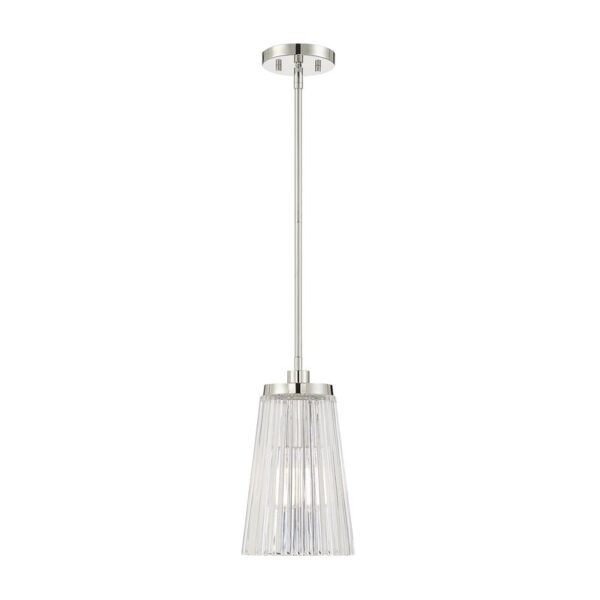 Savoy House Chantilly 1-Light Pendant in Polished Nickel (7-1742-1-109)